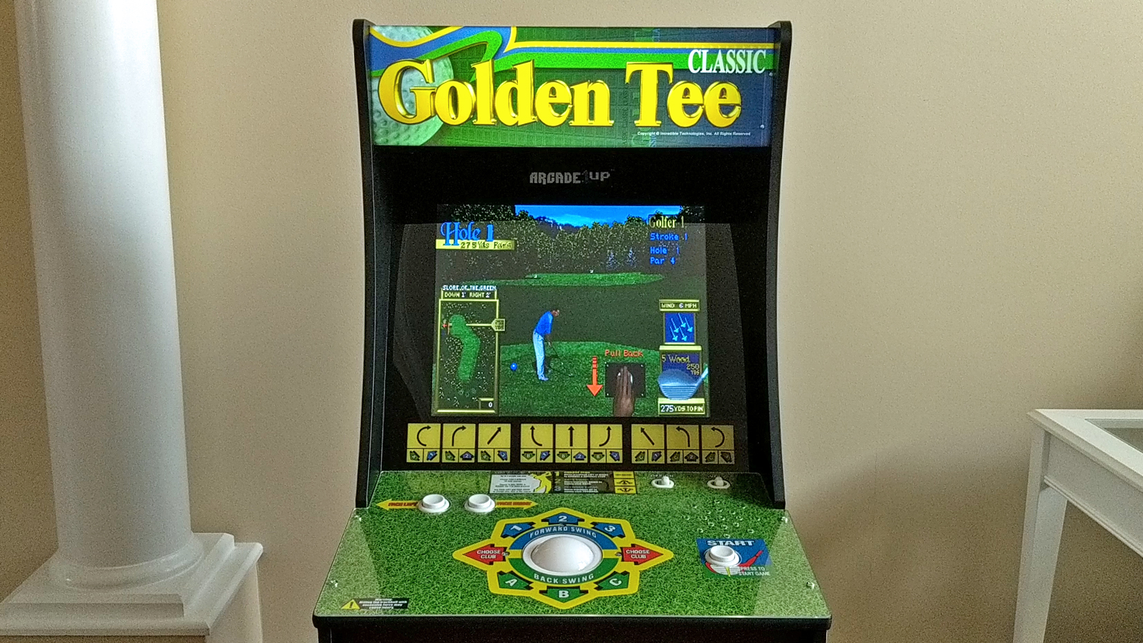 Arcade1UP Golden Tee Cabinet