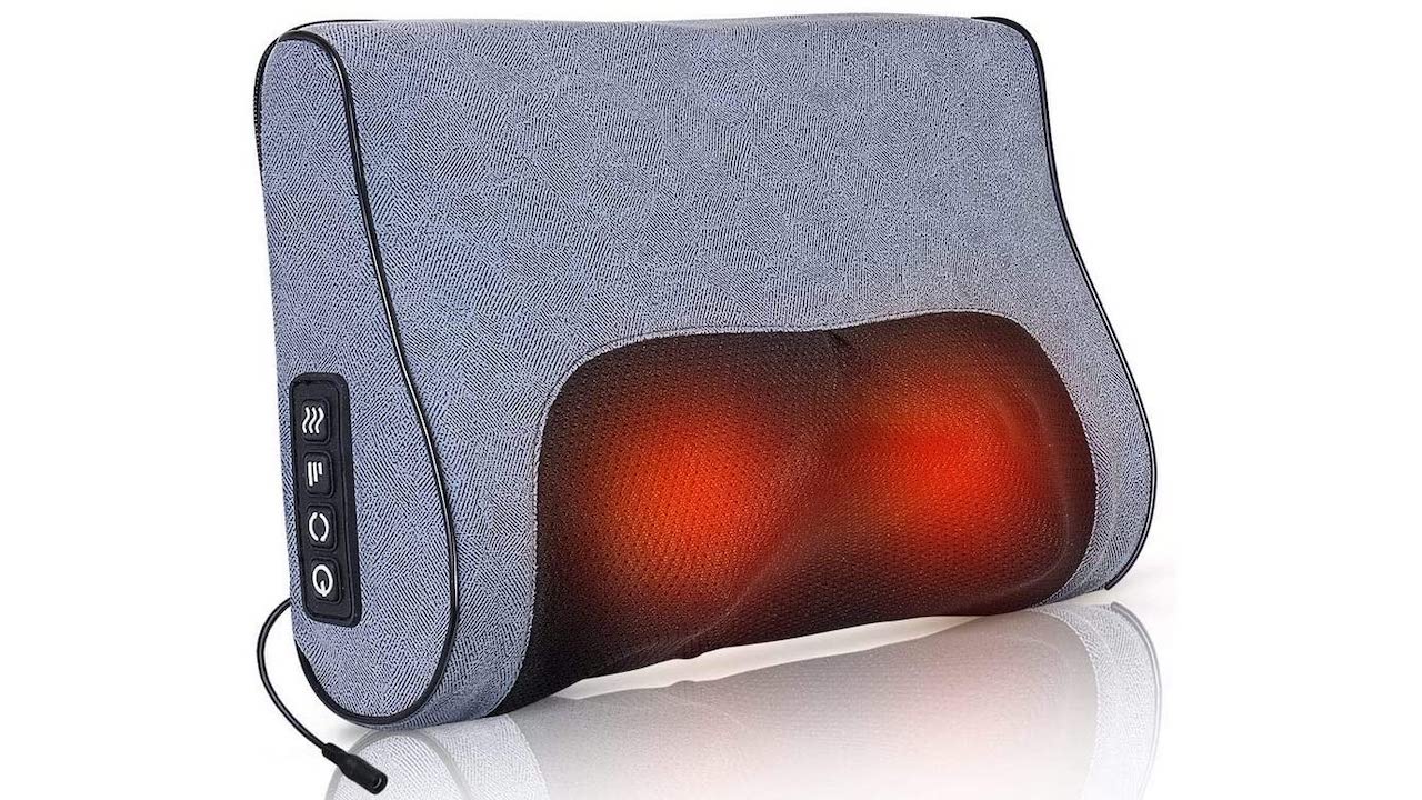 This Bulky Massage Pillow Will Loosen Your Back While You Watch TV