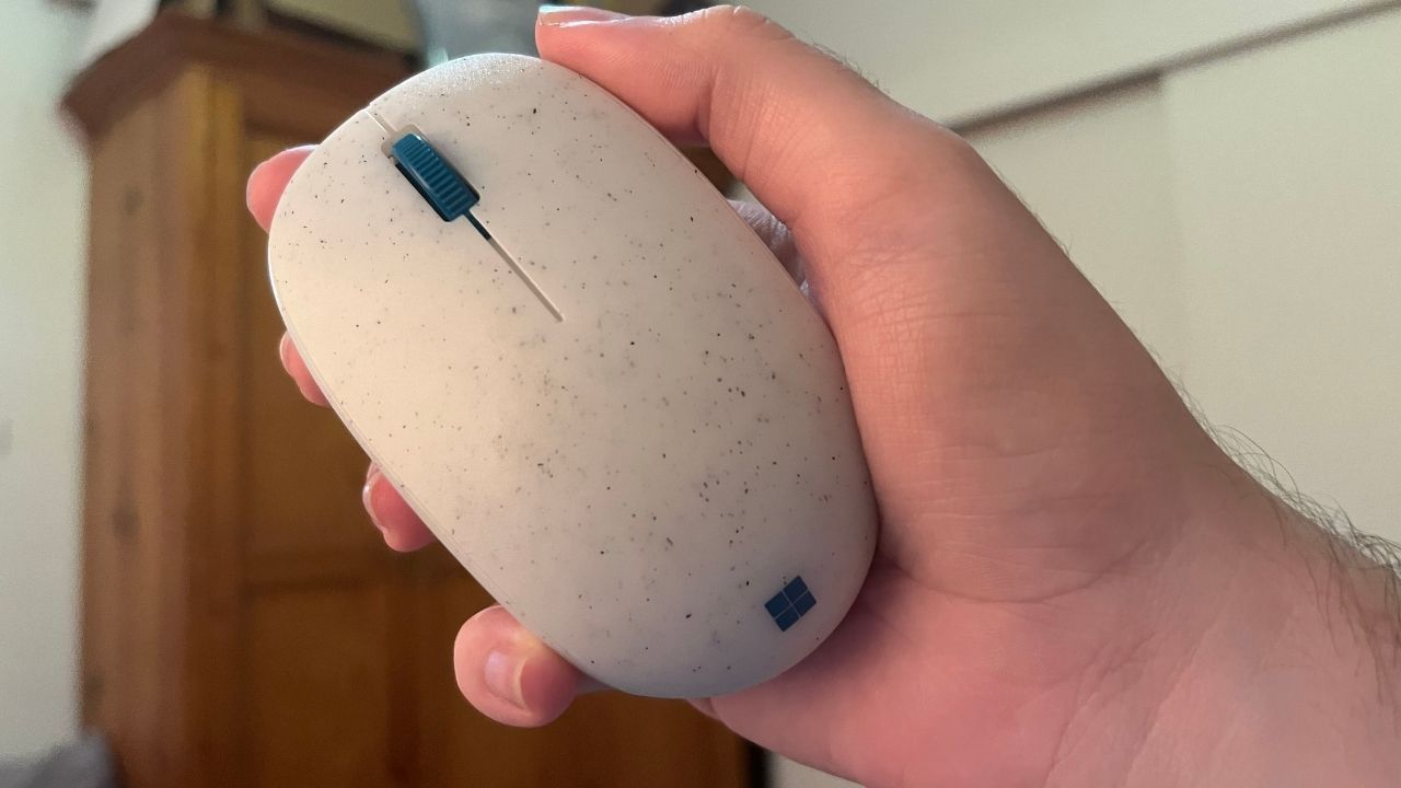 The Microsoft Ocean Recycled Plastic Mouse
