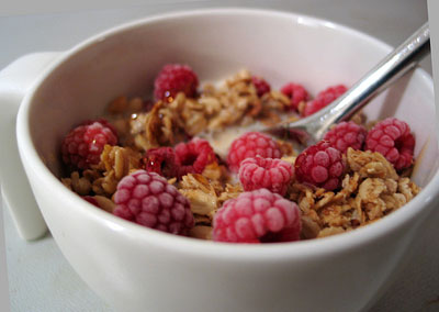 breakfast Muesli berries