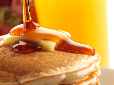 breakfast pancakesyrup