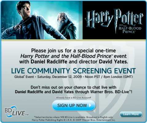 Harry Potter screening