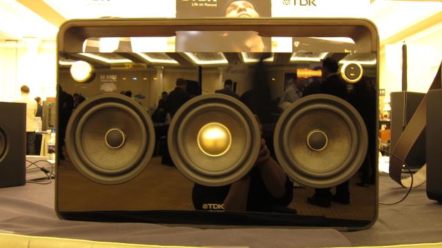 TDK 3-Speaker Boombox: Oh. Hell. Yes.
