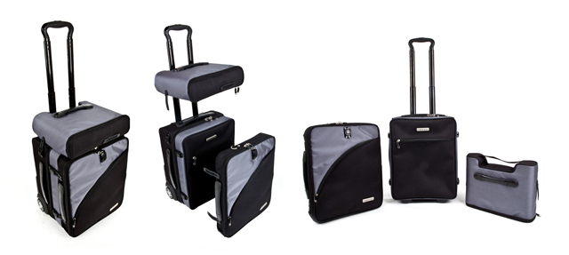This Carry-On Bag Splits Into Three Parts To Fit Into Even The Tightest Spots