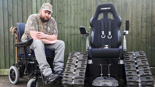 Man Told His Tank-Resembling All-Terrain Wheelchair Can’t Be Used