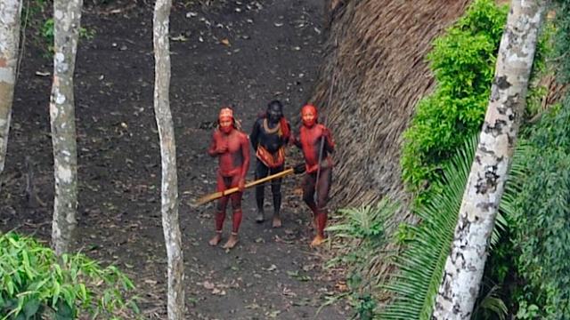 Never Before Seen Amazon Tribe Photographed For The First Time