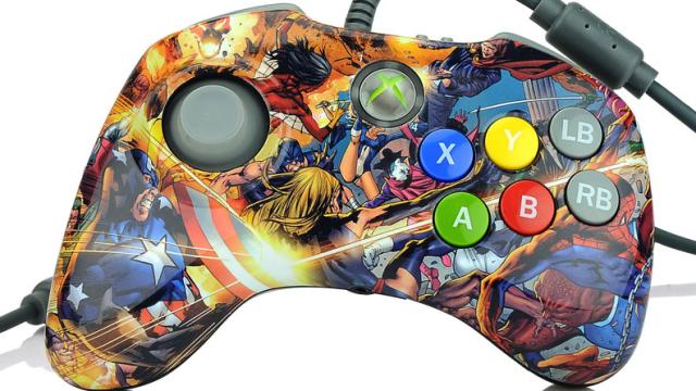 The Marvel Edition Versus Fighting Pad Is Hideously Wonderful