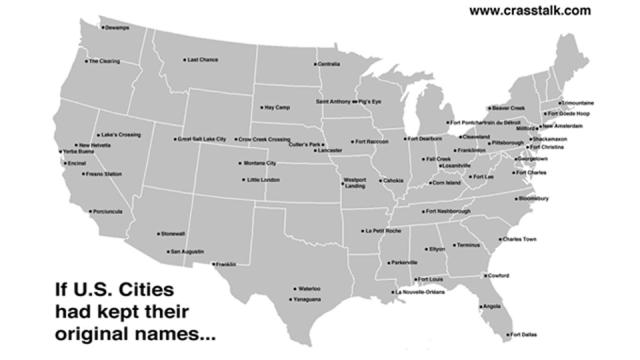 What If US Cities Had Kept Their Original Names?