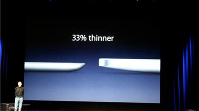 The iPad 2 Is Thinner Than iPhone 4