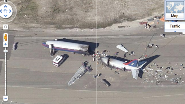No One Was Hurt In This Google Maps Plane Crash