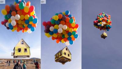 The House From Up! Has Been Built In Real Life—and It Flies!