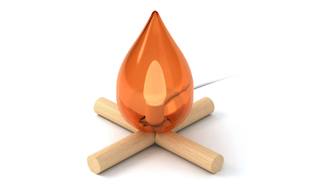 Make A Sad Little Campfire In Your Bedroom By Switching On This Lamp