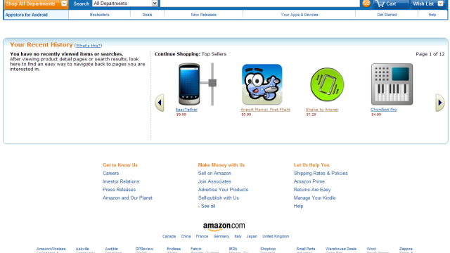 This Is The Amazon App Store… Apparently