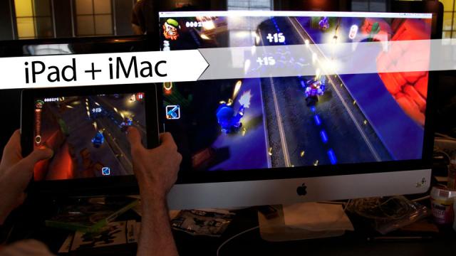Co-op Gaming Between An iPad And iMac, Guerilla Bob-style