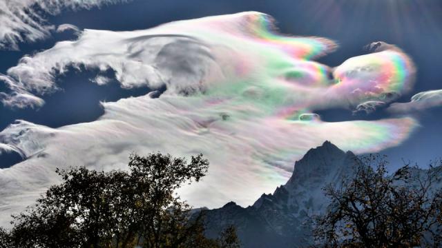 The Rainbow Clouds Of Everest