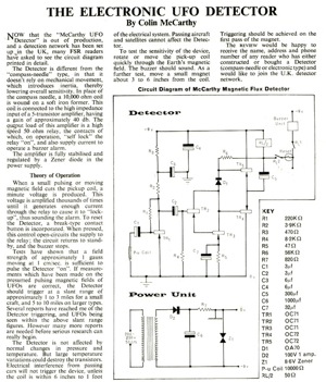 DIY 1968 Electronic UFO Detector
