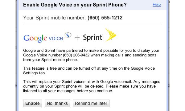 Sprint Integrates Google Voice, Is Basically Official Google Carrier