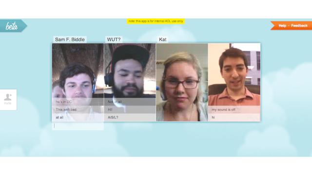 We Used AIM’s Secret Video Chat Site, And It’s Pretty Great