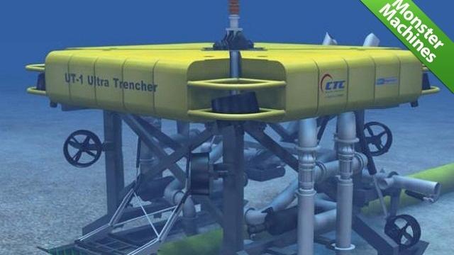 UT-1 Trencher Lays The Fattest Pipe In The Deepest Places