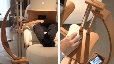 Turn Any Armchair Into A High-Flyin’ Desk With A Laptop Stand