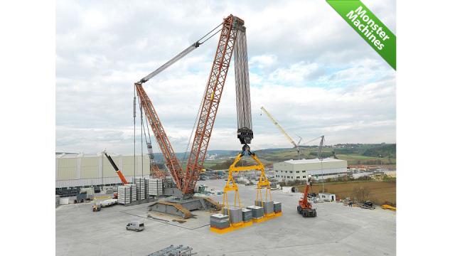 World’s Strongest Crawler Crane Can Raise The Roof Off A Stadium