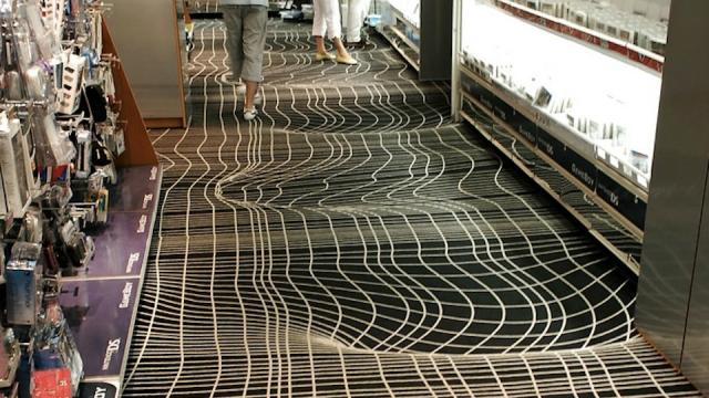 This Space-Warping Carpet Makes Me Want To Throw Up
