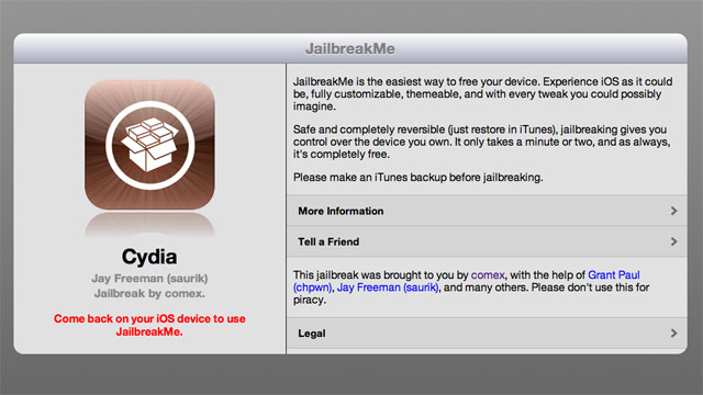 Brains Behind JailbreakMe Heading To A New Job… At Apple