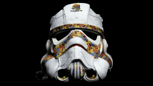 This Stormtrooper Helmet Is Made Completely Out Of Sneakers