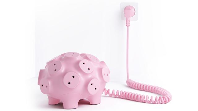 This Piggy Power Strip Is Too Cute/Creepy To Resist