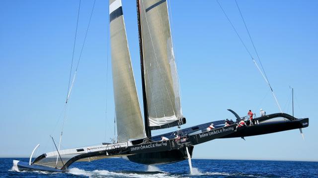 Larry Ellison’s Sail Boat Is Literally Faster Than The Wind