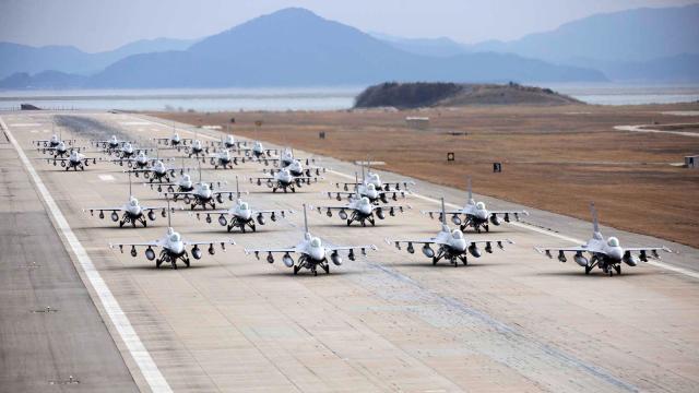 You Have Never Seen So Many F-16s Lined Up