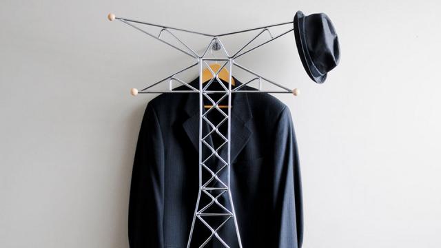 The Transmission Tower Coat Rack Will Electrocute Your Eyes