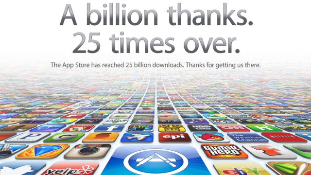 The 25 Billionth App Downloaded From Apple
