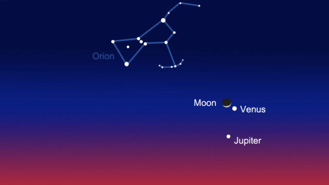 Jupiter, Venus And The Moon Will Ménage à Trois