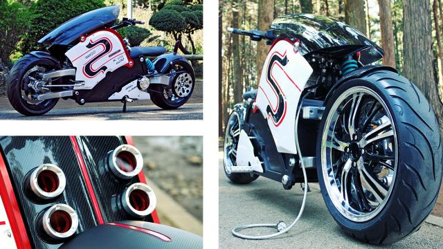 This Stunning Electric Bike Is Like A Jet Fighter On Two Wheels