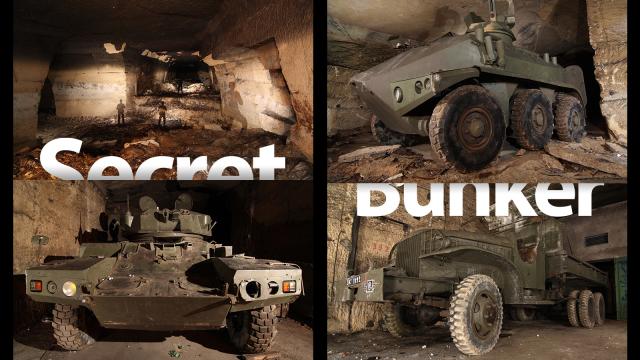 This Secret Underground Bunker Is Full Of World War Weapons And Military Vehicles