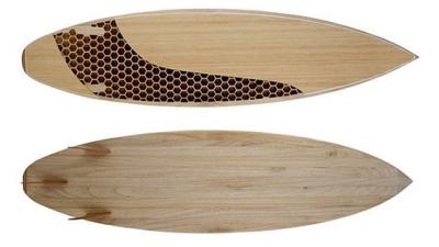 Dominate The Waves Aboard This Gorgeous Wooden Honeycomb