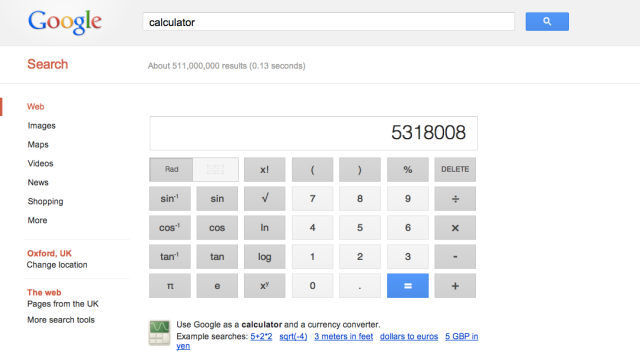 Calc.exe Is Dead, Long Live Google’s Calculator