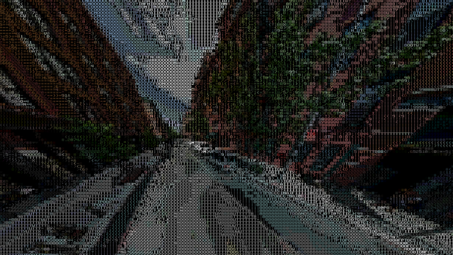 ASCII-fied Google Street View Is A Beautiful Way To Get Lost