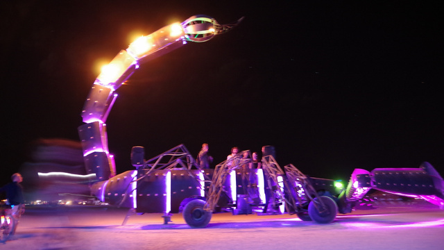 Burning Man: The 1360kg Fire-Breathing Robot Scorpion Roving The Nevada Desert