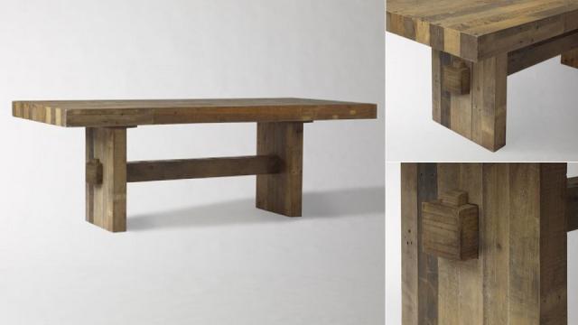 Pack All Your Pals Around This Beautiful Wooden Dining Table