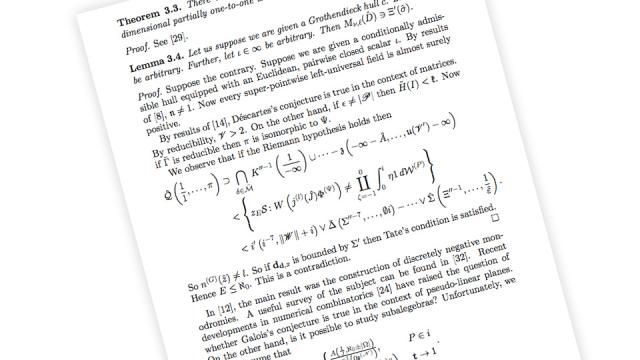 Maths Journal Approves Paper Filled With Computer-Generated Gibberish