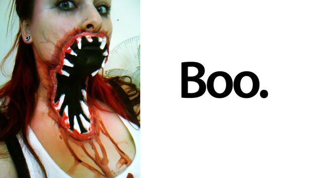 This Fanged Throat-Mouth Horror Lady Just Won Halloween