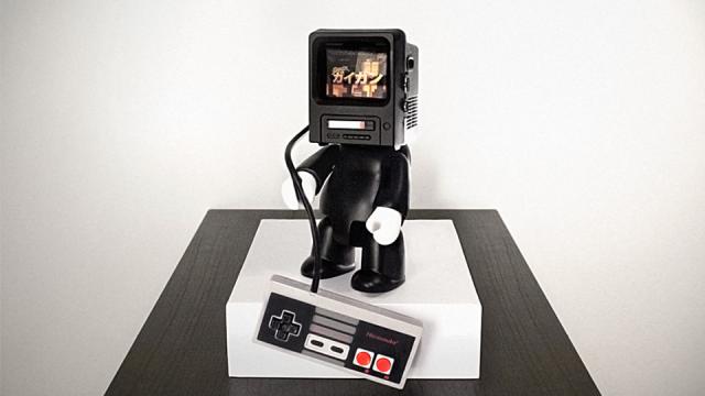 With A Playable NES For A Head, One Vinyl Toy Is Not Completely Pointless
