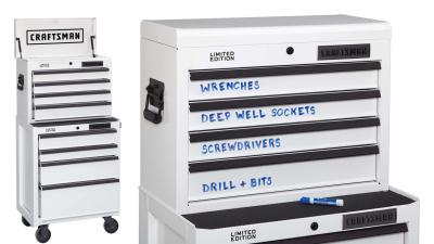 You’ll Never Hunt For A Tool With Craftsman’s Whiteboard Toolbox