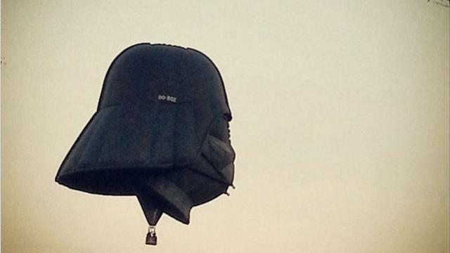 Darth Balloon Shows The Inflatable Power Of The Force