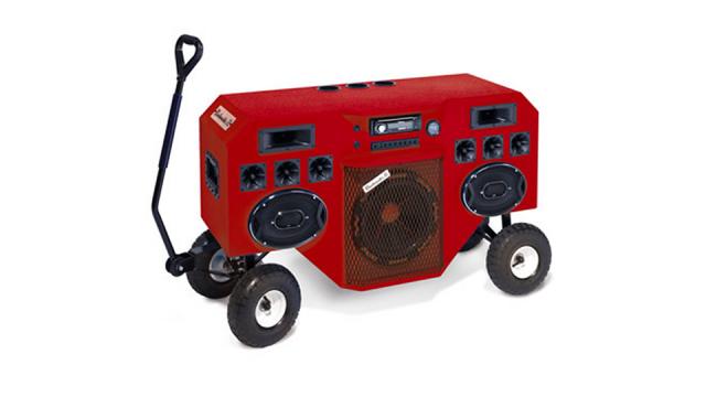Boomboxes Are Expensive When They’re Big Enough To Need Wheels