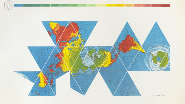 Happy 70th Birthday To Buckminster Fuller’s Dymaxion Map