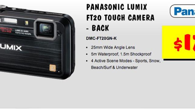Lunchtime Deal: Panasonic FT20 Tough Camera $175
