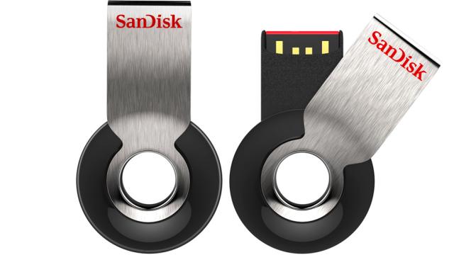 Nothing In Your Pocket Will Damage This Spinning Flash Drive